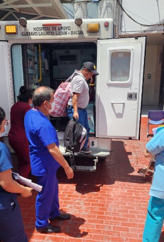 Ambulancia llega desde Bagua a Emergencia del INMP