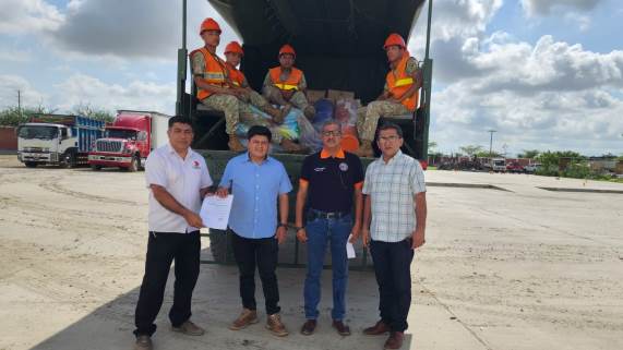 GORE entrega ayuda humanitaria para familias damnificadas por lluvias intensas en Sóndor