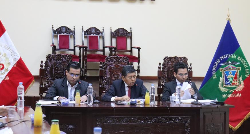 El Consejo Provincial de Mariscal Nieto aprobó la aclaración del numeral 2 sobre el ingreso del alcalde provincial donde según D.S. 413 – 2019.