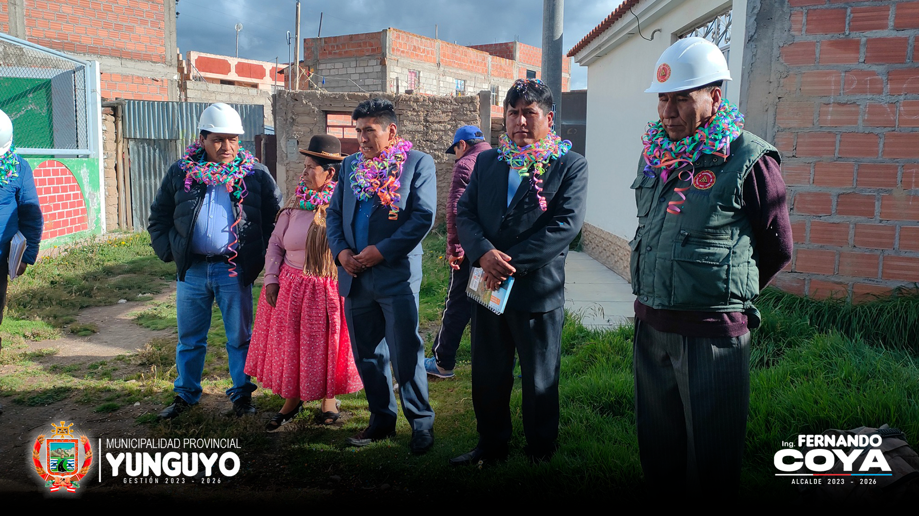 Municipio de Yunguyo inicio con el proyecto de pavimentación de pistas y veredas en la ciudad de Yunguyo