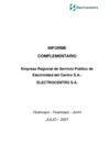 Vista preliminar de documento Informe Transferencia de Gestión Complementario