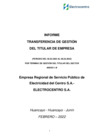 Vista preliminar de documento Informe de Transferencia de Gestión del 02.02.2022 al 08.02.2022