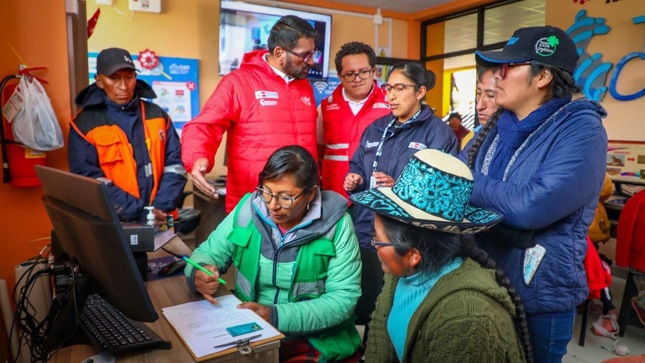 JPG de inscripción de productores pecuarios en Condoroma, Cusco
