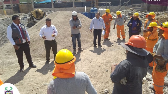 Supervisión a obra en el cercado