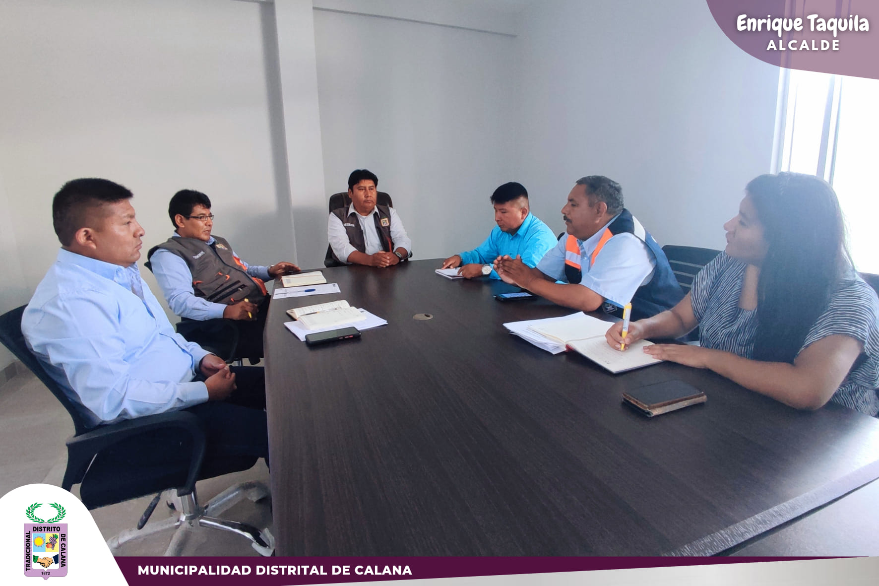 Mesa de trabajo ante riesgo de desastres