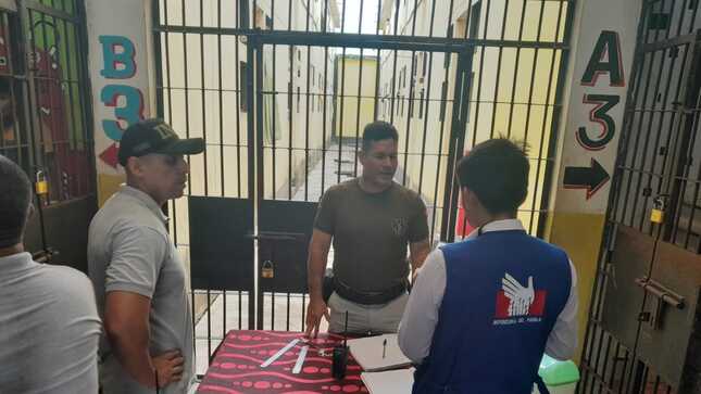 Comisionado supervisa penal de Pucallpa