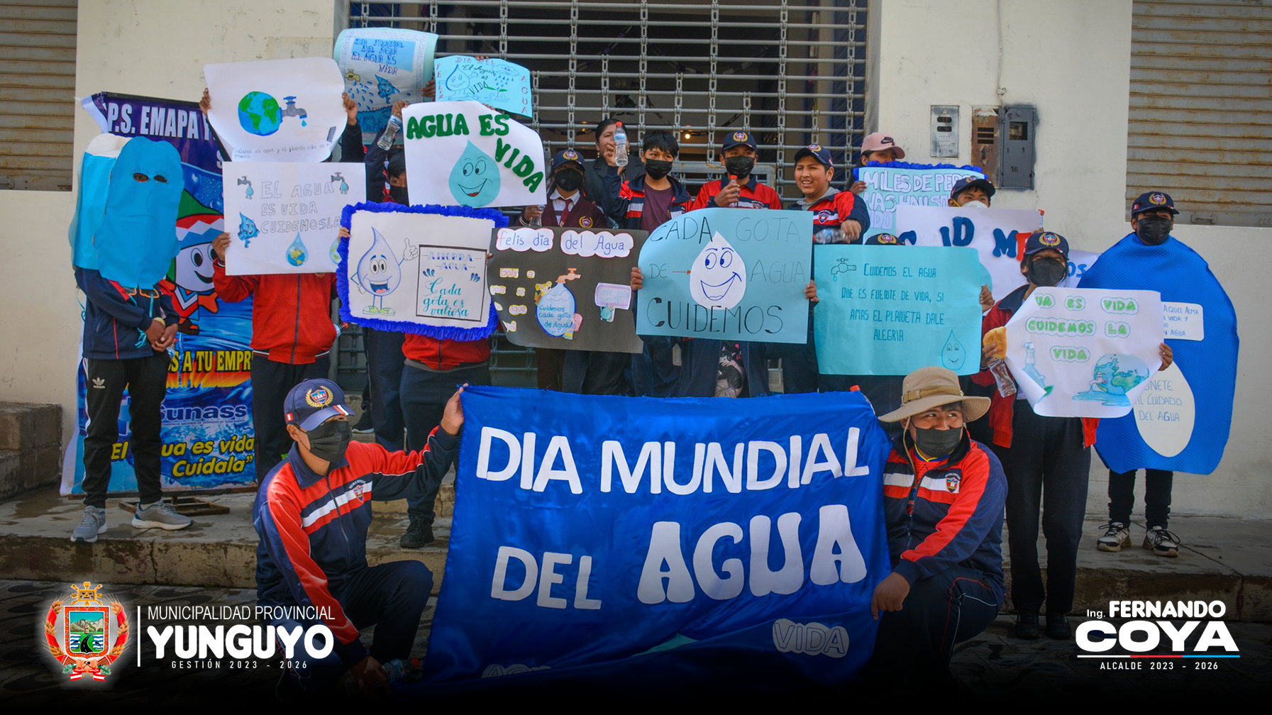 EMAPA Yunguyo Conmemora el Día Mundial del Agua brindando charla a Estudiantes.
