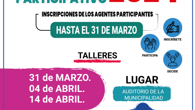 Presupuesto Participativo 2024.