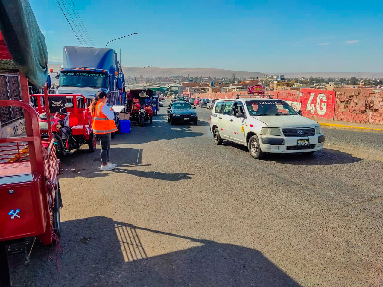 Inicia conteo de tráfico para futura avenida Tito Chocano