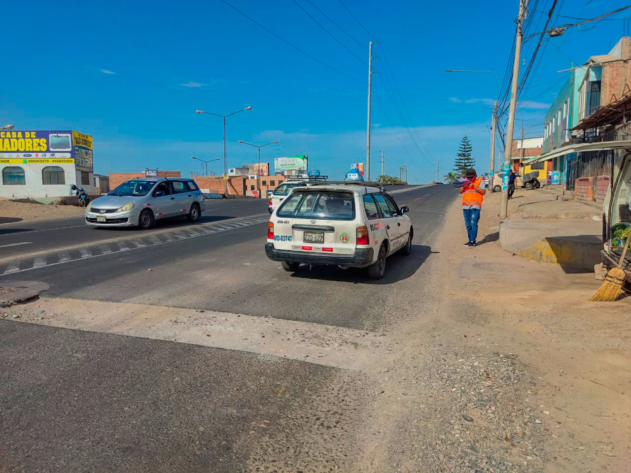 Inicia conteo de tráfico para futura avenida Tito Chocano