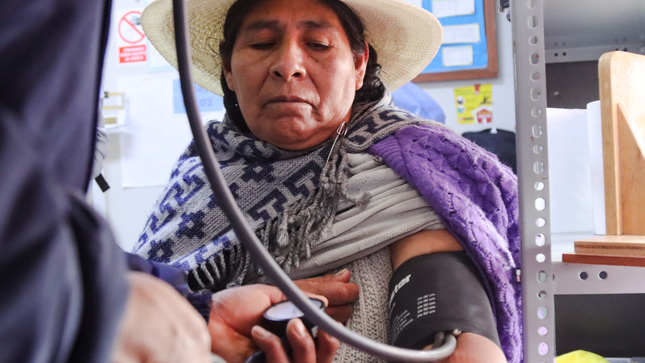 En campaña de salud, anuncian mejoramiento al centro de salud Ancomarca, Río Caño y Alto Perú 