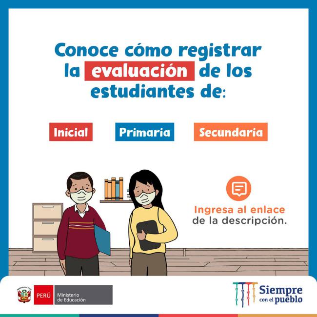 Conoce cómo registrar la evaluación de los estudiantes de inicial