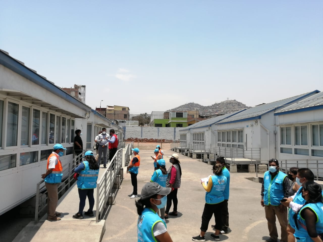 Inspección de infraestructura educativa del centro base san juan