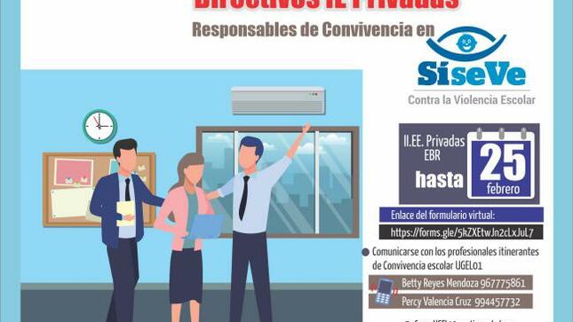 Afiliación y/o actualización de directivos de ie privadas ebr y sus responsables de convivencia en el portal siseve