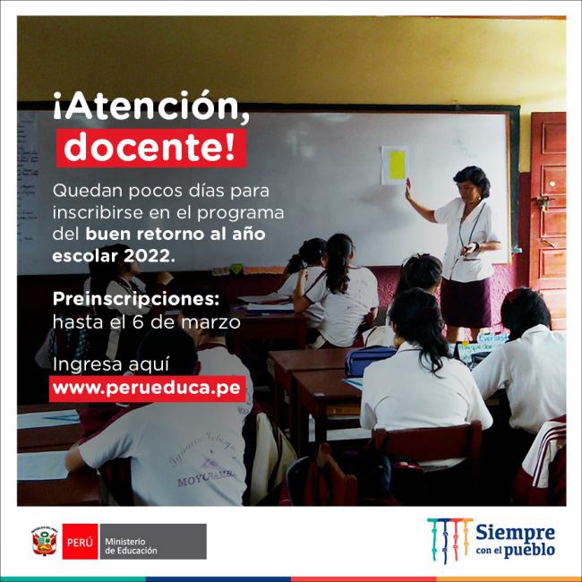 Participa en el programa del buen retorno al año escolar 2022