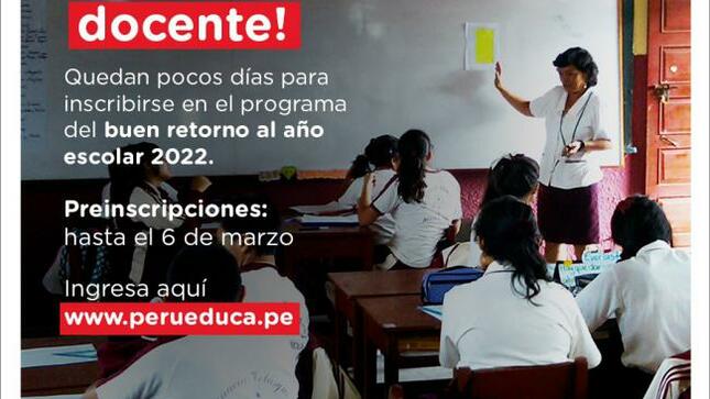 Participa en el programa del buen retorno al año escolar 2022