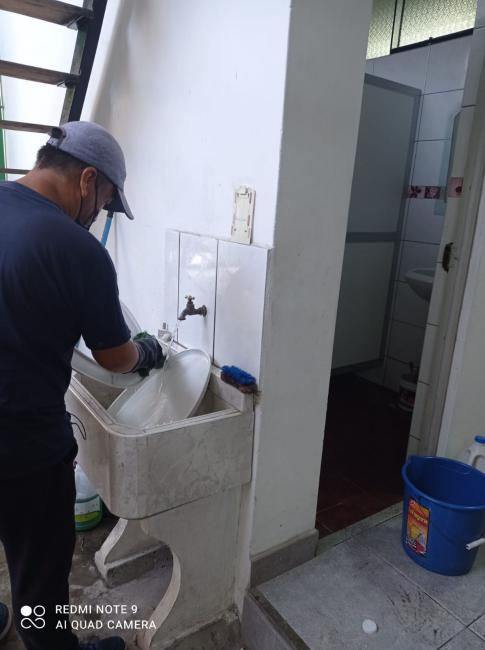 Acondicionamiento de ambientes del cetpro la inmaculada concepción de ves para el retorno a clases