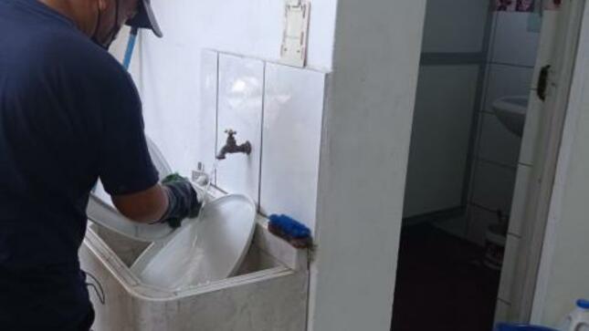 Acondicionamiento de ambientes del cetpro la inmaculada concepción de ves para el retorno a clases