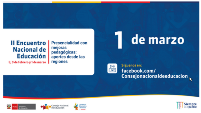 Tercera jornada del ii encuentro nacional de educación (1 marzo 2022)