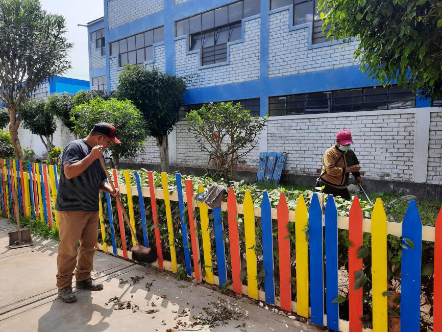 Jornada de limpeza y acondicionamiento saludable - ie 7056 san martín de porres de lurin