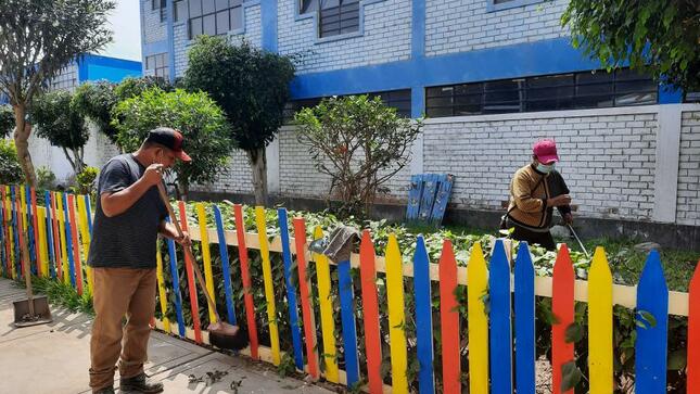 Jornada de limpeza y acondicionamiento saludable - ie 7056 san martín de porres de lurin