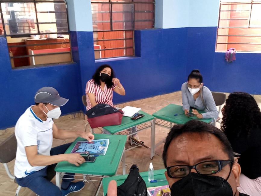 Docentes de ie 6007 de pachacamac socializan estrategias para el retorno a clases de los estudiantes 2022