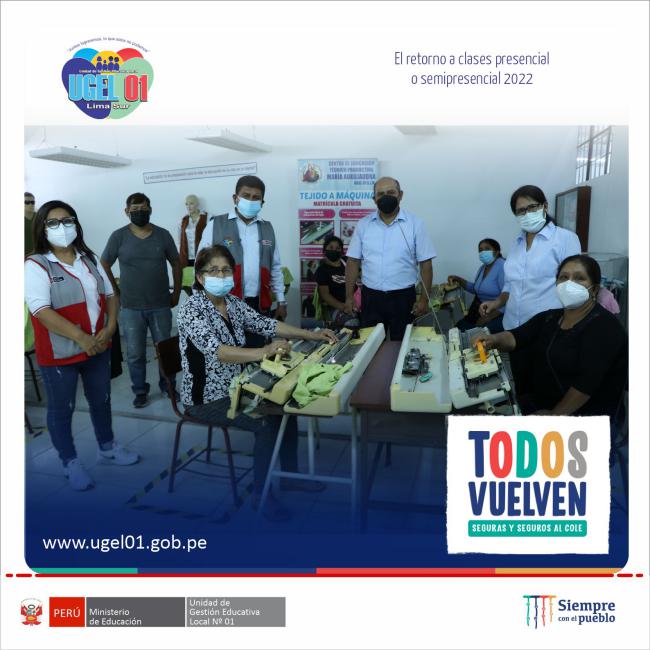 Cetpro maría auxiliadora de ves inicio clases presenciales