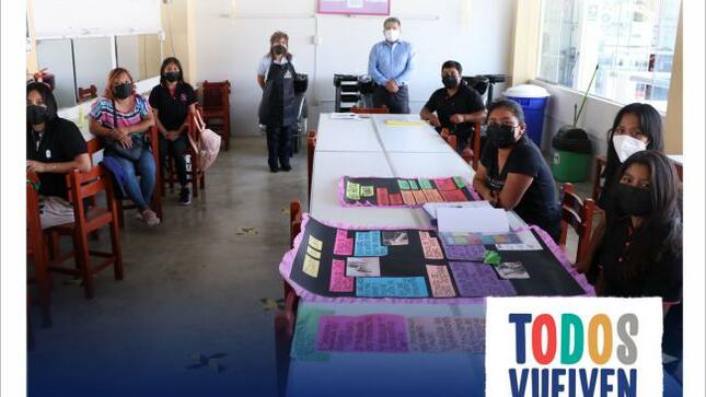 Cetpro santísima trinidad de lurín fortalece las clases presenciales