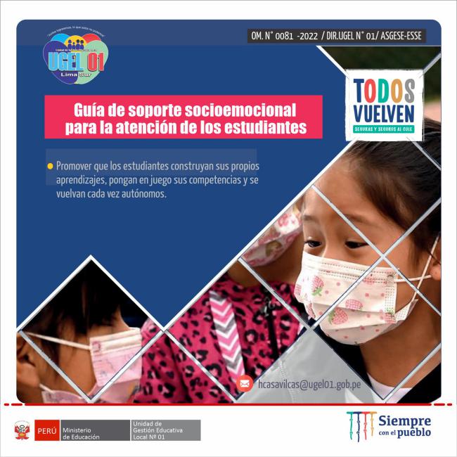 Guía de soporte socioemocional para la atención de los estudiantes