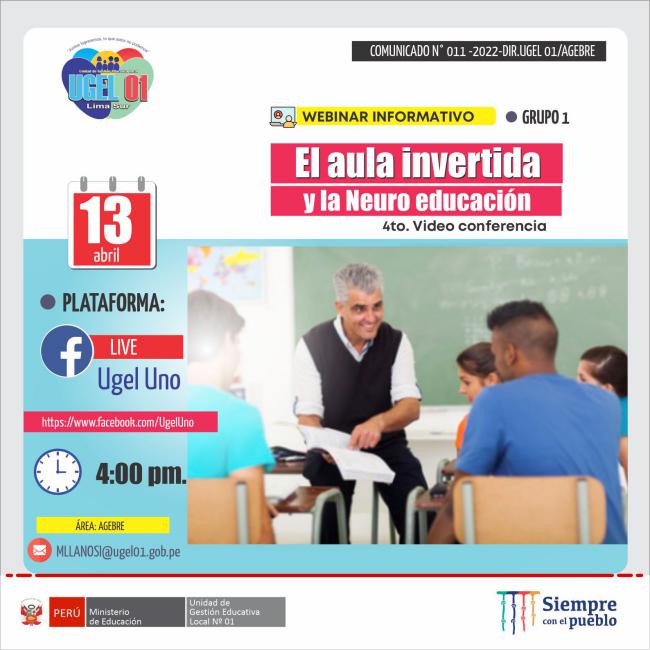 4° videoconferencia: el aula invertida y la neuro educación