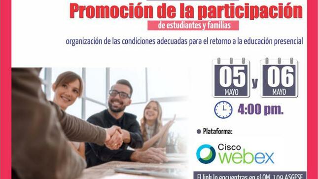 Organización de las condiciones adecuadas para el retorno a la educación presencial