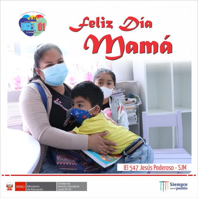 Por el día de mamá compartieron en iei 547 jesús poderoso de sjm