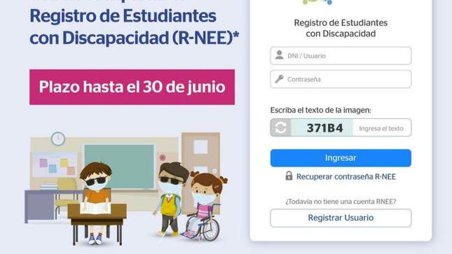 Escuelas focalizadas completar el registro de estudiantes con discapacidad (r-nee)*