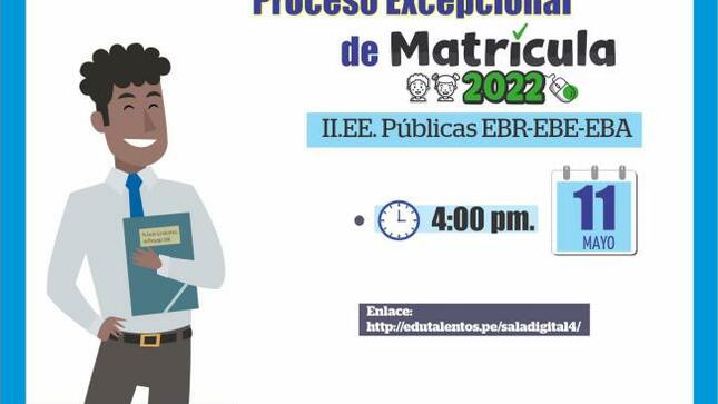 Capacitación sobre el proceso excepcional de matrícula para el año escolar 2022