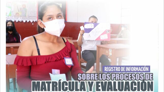 Registro de información sobre los procesos de matrícula y evaluación en el siagie – eba