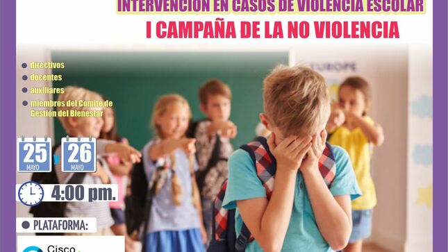Asistencia técnica: orientaciones preventivas y de intervencion en casos de violencia escolar - i campaña de la no violencia