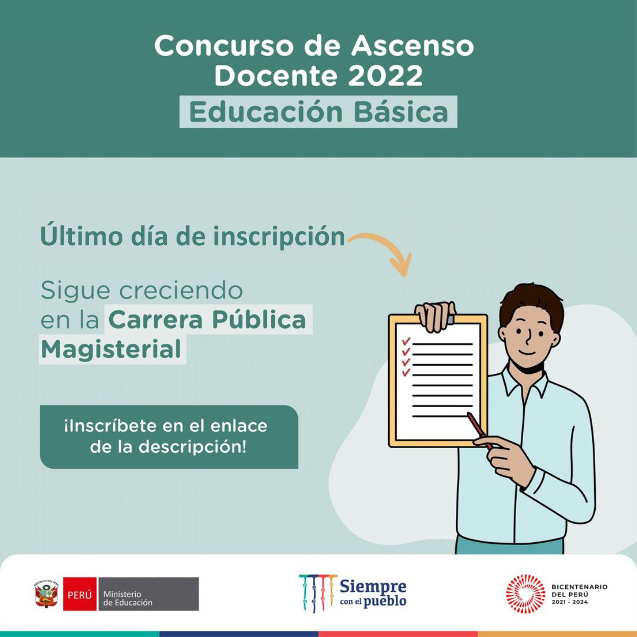 Concurso de ascenso docente2022 - educación básica