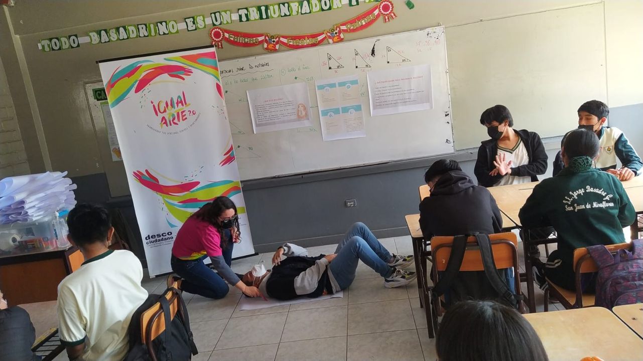 Ie 6089 de sjm recibio charlas sobre promoción de los derechos y prevención de la violencia a cargo de desco