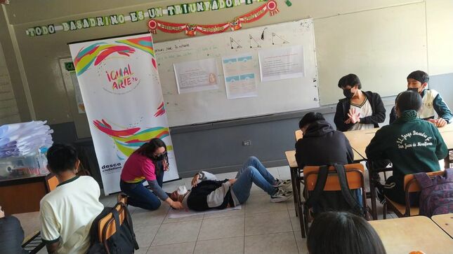 Ie 6089 de sjm recibio charlas sobre promoción de los derechos y prevención de la violencia a cargo de desco