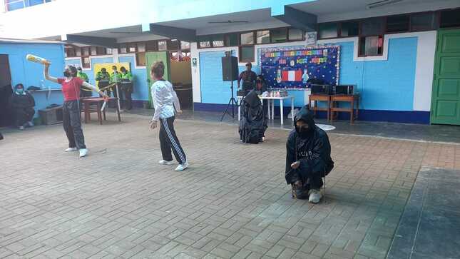 A la droga dile no fue dramatizado por policia nacional en ie san jose de punta negra