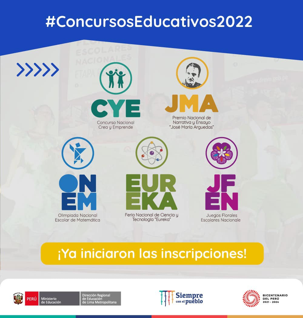 Concursos educativos escolares 2022