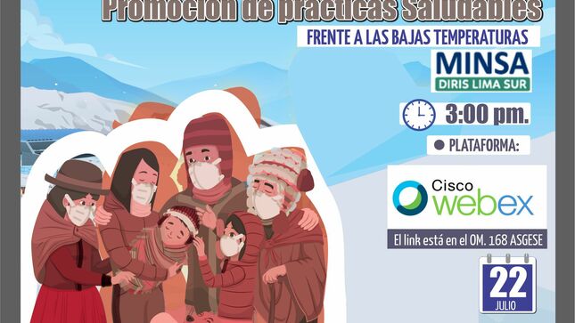 Fortalecimiento de capacidades para la promoción de prácticas saludables frente a las bajas temperaturas