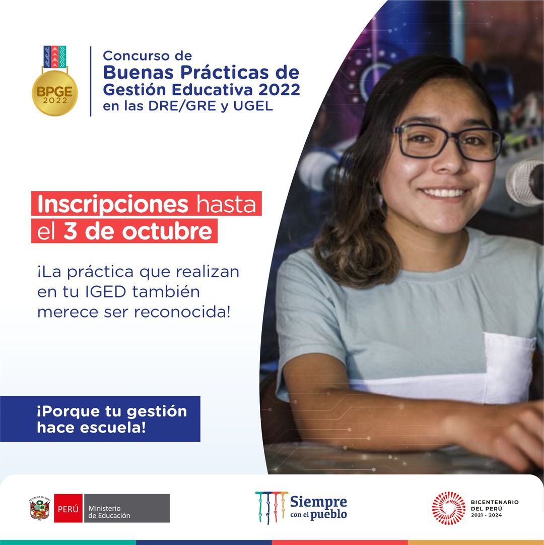 Concurso de buenas prácticas de gestión educativa 2022