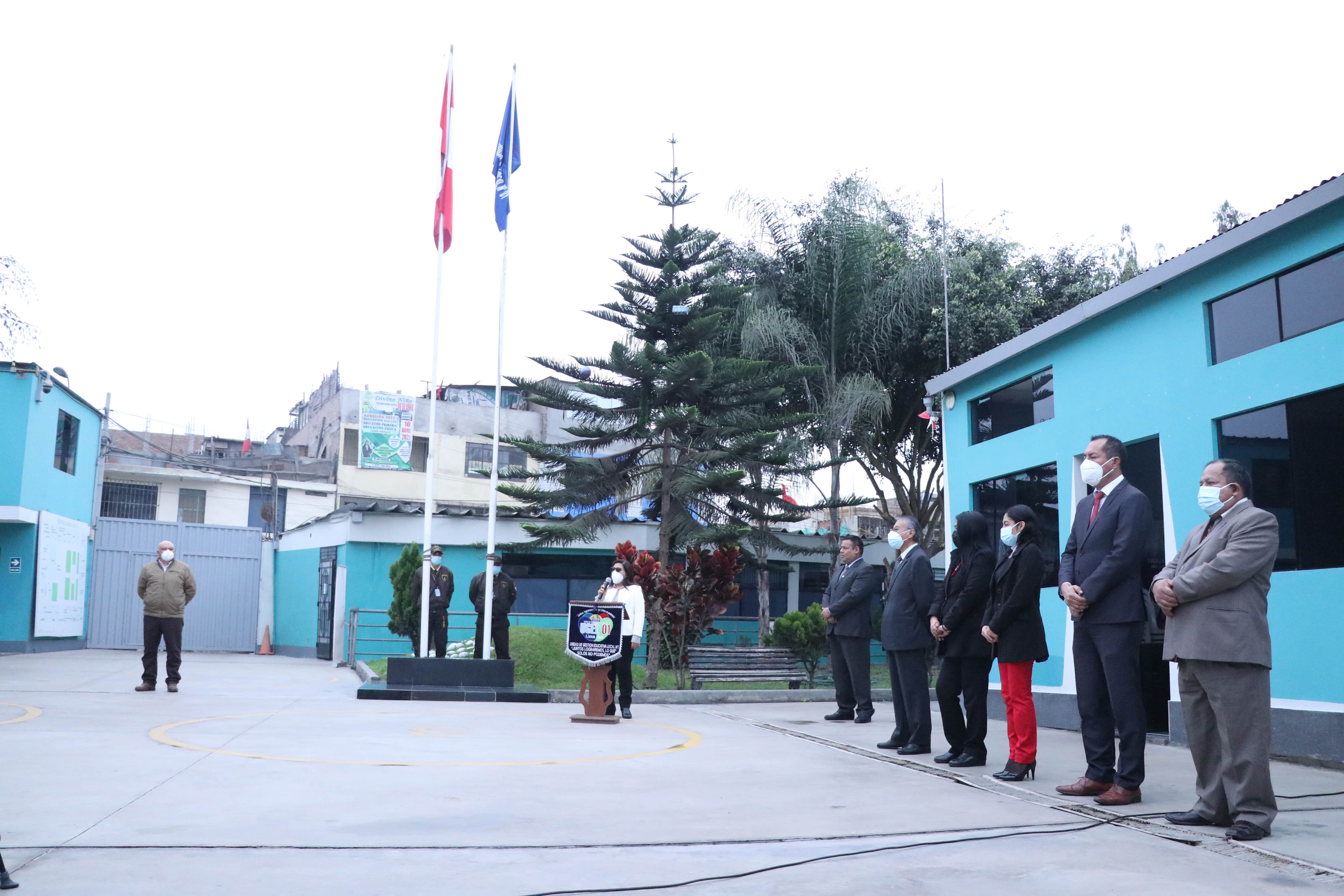 Izamiento del pabellón nacional realizo área de agebatp