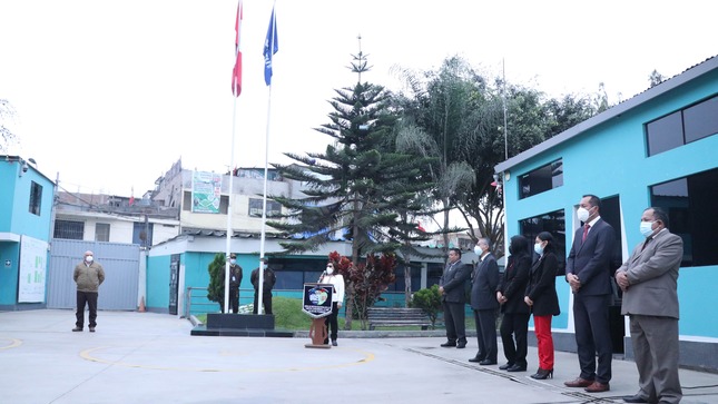 Izamiento del pabellón nacional realizo área de agebatp