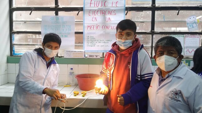 Estudiantes de ie 6048 jorge basadre de ves exponen en feria de ciencias y tecnología eureka 2022