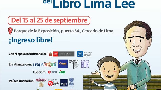 7ma feria internacional del libro lima lee del 15 al 25 de septiembre