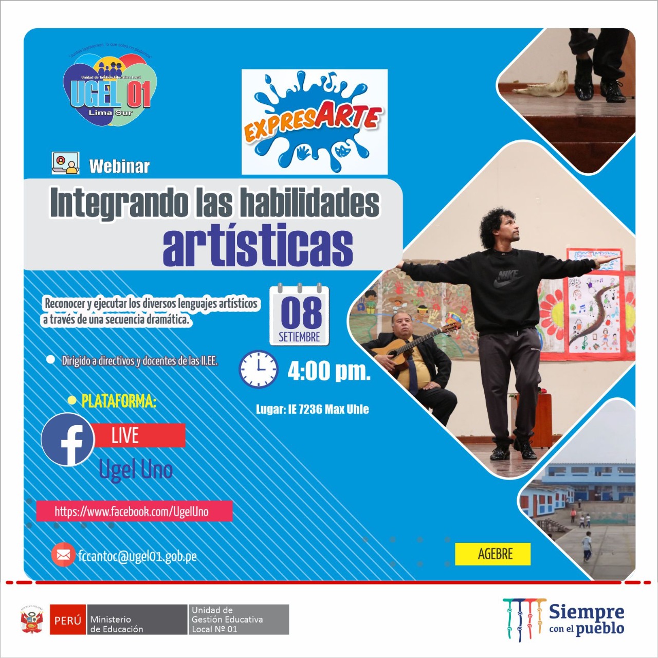 Webinar: integrando las habilidades artísticas