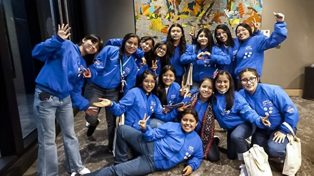 ¡sueño hecho realidad! escolares peruanas visitan la nasa
