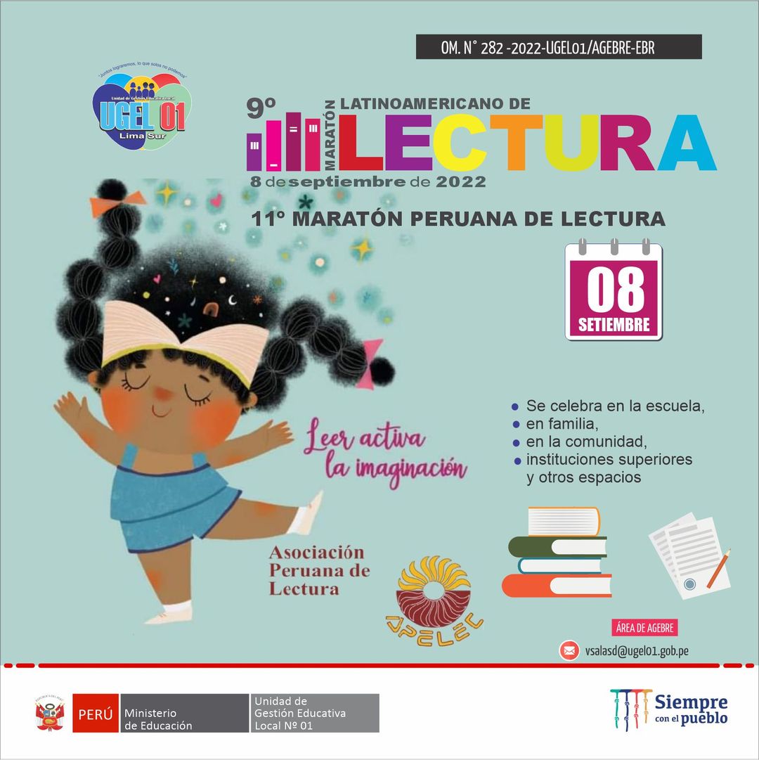 Maratón de lectura en todas las instituciones educativas